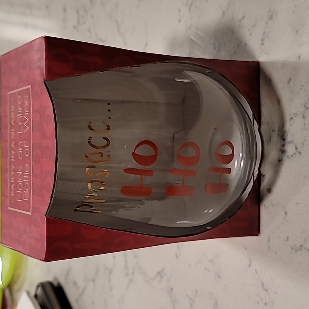 brand new wine glass